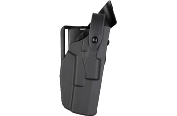 Image of Safariland Model 7360-7TS ALS/SLS Mid-Ride Level III Duty Holster, Glock 19/23, TLR-7, Left, Plain Black, 7360-28327-412
