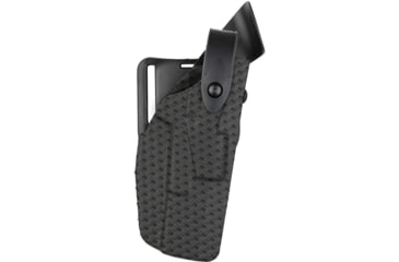 Image of Safariland Model 7360-7TS ALS/SLS Mid-Ride Level III Duty Holster, Glock 20/21, Right, Basketweave Black, 7360-383-481