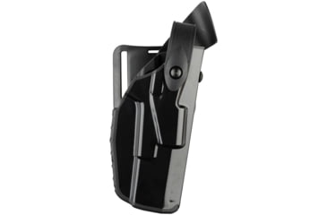 Image of Safariland Model 7360-7TS ALS/SLS Mid-Ride Level III Duty Holster, Glock 17 Gen 5, Right, Hi Gloss Black, 7360-835-491