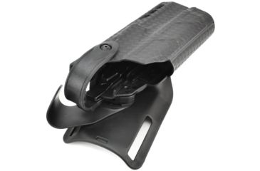Image of Safariland Model 7365 7TS ALS Low-Ride Level-III Duty Holster, Glock 17/22/31, Left Hand, STX Basket Weave Black, 7365-83-482