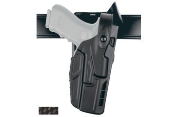 Image of Safariland Model 7365 7TS ALS Low-Ride Level-III Duty Holster, Glock 17/22/31, Left Hand, STX Basket Weave Black, 7365-83-482