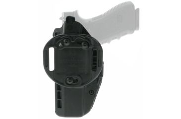 Image of Safariland Model 7376 7TS ALS Hi-Ride Belt Slide Holster, Glock 19/23/32, Left Hand, STX Plain Black, 7376-283-412