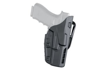Image of Safariland Model 7377 7TS ALS Belt Slide Holster, Glock 19/23/32 w/ITI M3 Light, Right Hand, STX Plain Black, 7377-2832-411
