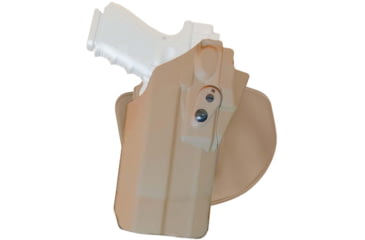 Image of Safariland 7378RDS 7TS ALS Concealment Paddle &amp; Belt Loop Combo Holster, Sig Sauer P320 X-Carry w/TLR-7, Left, FDE Brown, 7378RDS-75227-552