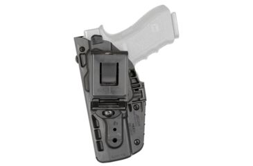 Image of Safariland Model 7379 7TS ALS Clip-On Belt Holster, Glock 17/22/31, Right Hand, STX Plain Black, 7379-83-411