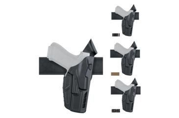 Image of Safariland Model 7390 7TS ALS Mid-Ride Level-I Duty Glock Holster, Black, Flat Dark Earth