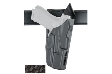 Image of Safariland Model 7395 7TS ALS Low-Ride Level-I Duty Holster, Glock 17/22/31 w/ITI M3 Light, Left Hand, STX Basket Weave Black, 7395-832-482