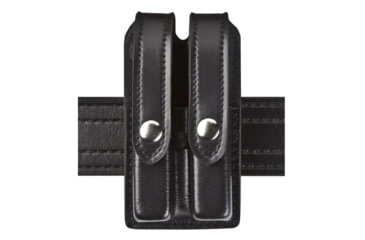 Image of Safariland Model 78 Slimline Double Magazine Pouch, Black, 78-0450-23PBL