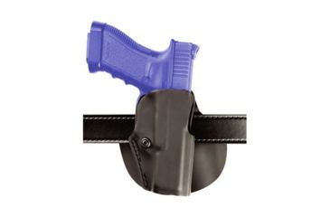 Image of Safariland Paddle Holster for Pistols, Right Hand, STX Plain Black 1.5in. Belt Slots w/Cut Outs for 1.75in., 2in. and 2.25in. Belt Slops with 1in. Drop 5188-77421-411-DM