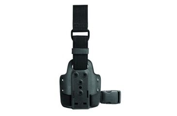 Image of Safariland 6009-10 Single Strap Leg Shroud w/ D-Ring, Black 6009-10-2
