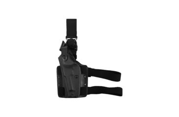 Image of Safariland 6005 SLS Tactical Holster w/Quick Release, Springfield Armory XD 9mm, .40, .45 w/ITI M3/M6, TLR-1/TLR-2, SF X200/X300, Las-Tac2 4.0in., STX Tactical, Black, Left Hand, 6005-14821-122