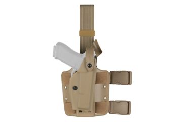 Image of Safariland 6004 SLS Tactical Holster w/Dbl Leg Straps, S&amp;W M&amp;P 45 C w/Safety , STX Flat Dark Earth, Right Hand, 6004-719-551