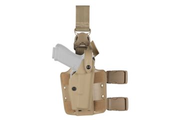 Image of Safariland 6005 SLS Tactical Holster w/Quick Release, Springfield XD 45- 5in., STX Flat Dark Earth, Right Hand, 6005-149-551