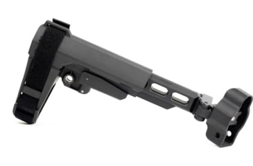 Image of Samson B.R.E. MP5 End Cap Folding Bufferless Receiver Extension, Ambidextrous, Black, 04-06162-01