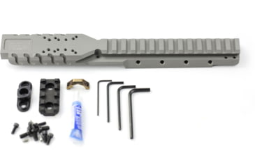 Image of Samson Ruger Mini-14/30 Hannibal Rail - 2008 / Later Version, Anodized, Natural Gray, 03-00265-11