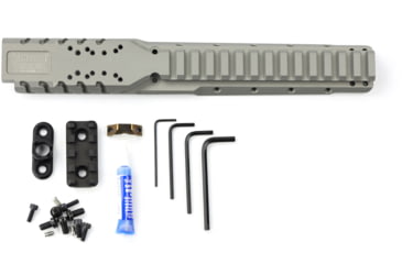 Image of Samson Ruger Mini-14/30 Hannibal Rail - 2008 / Later Version, Anodized, Natural Gray, 03-00265-11