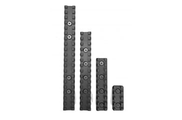 Image of Samson Evolution Keymod 2 Rails Kit 2'' 6061-T6 Anodized Alum Blk, 04-02010-01