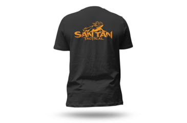 Image of San Tan Tactical Orange Badge T-Shirt, Black, Large, STT-OBLB-LG