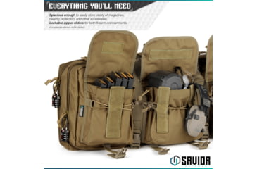 Image of Savior Equipment American Classic Shorty Double Rifle Case, 28in, Dark FDE, RB-2812DG-V1-TN