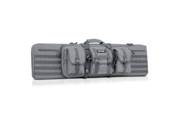 Image of Savior Equipment American Classic Double Rifle Case, Grey, 54in L x 12in H, RB-5512DG-V1-GS