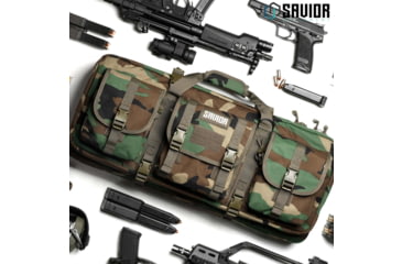 Image of Savior Equipment Camo American Classic Shorty Double Rifle Bag, M81 Woodland, 24in, RB-2412DG-V1-M81