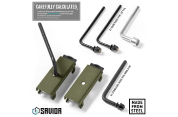 Image of Savior Equipment Adjustable Rod for Pistol/Suppressor, 2-Pack