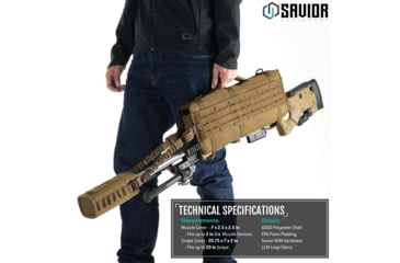 Image of Savior Equipment Scope / Muzzle Cover, Dark FDE, SP-SMC-TN