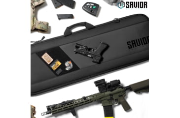 Image of Savior Equipment Specialist 46in Single Rifle Case, Black, 46 x 14.5 x 1, RB-SG46-WS-BK