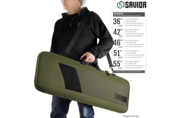 Image of Savior Equipment Specialist 42in Single Rifle Case, OD Green, 42 x 14.5 x 1, RB-SG42-WS-OG