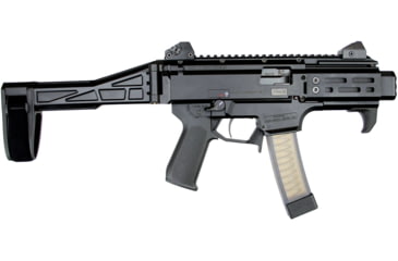 Image of SB Tactical EV02-01-SB SBTEVO-G2 Brace 9.50 OAL Side Folding Black Synthetic Fo