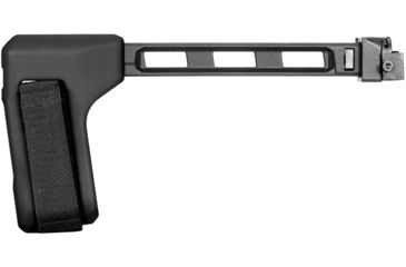 Image of SB Tactical FS1913 Pistol Stabilizing Brace - Sig MPX, MCX, Rattler &amp; Rock River LAR-PDS Compatible, Includes Folding Hinge, Aluminum Strut, Black, FS1913A-01-SB