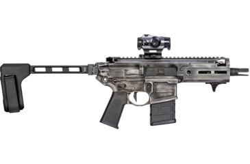 Image of SB Tactical FS1913 Pistol Stabilizing Brace - Sig MPX, MCX, Rattler &amp; Rock River LAR-PDS Compatible, Includes Folding Hinge, Aluminum Strut, Black, FS1913A-01-SB