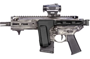 Image of SB Tactical FS1913 Pistol Stabilizing Brace - Sig MPX, MCX, Rattler &amp; Rock River LAR-PDS Compatible, Includes Folding Hinge, Aluminum Strut, Black, FS1913A-01-SB