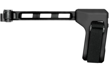 Image of SB Tactical FS1913 Pistol Stabilizing Brace - Sig MPX, MCX, Rattler &amp; Rock River LAR-PDS Compatible, Includes Folding Hinge, Aluminum Strut, Black, FS1913A-01-SB
