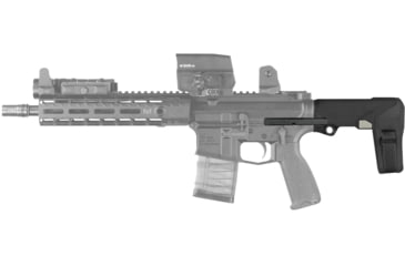 Image of SB Tactical HB AR Rifle Brace, Black, 556/300BLK Buffer/Spring, HBAR-01-SB