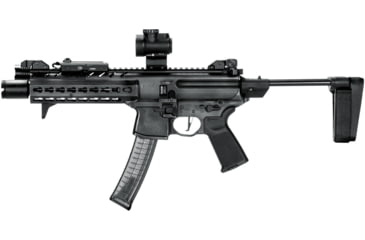 Image of SB Tactical MPX Pistol Stabilizing Brace, Black MPX-01-SB