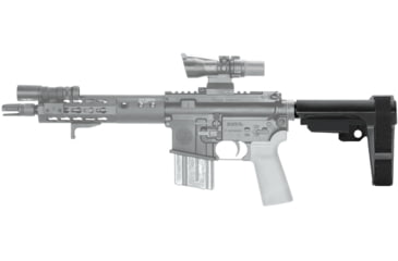 Image of SB Tactical SBA3 5 Position Adjustable Rifle Brace, Black, SBA3X-01-SB