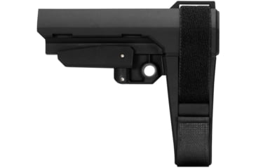 Image of SB Tactical SBA3 5 Position Adjustable Rifle Brace, Black, SBA3X-01-SB