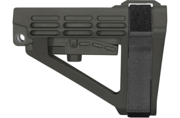 Image of SB Tactical SBA4 5 Position Adjustable Rifle Brace, Stealth Gray, SBA4X-03M-SB