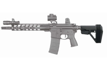 Image of SB Tactical SBA5 5 Position Adjustable Rifle Brace, Black, SBA5X-01-SB