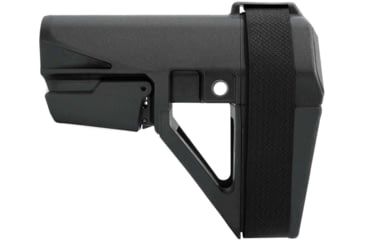 Image of SB Tactical SBA5 5 Position Adjustable Rifle Brace, Black, SBA5X-01-SB