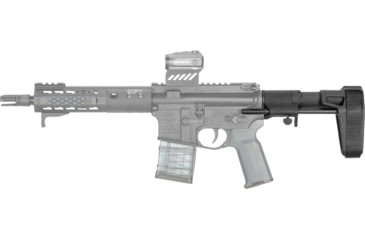 Image of SB Tactical SBPDW Pistol Stabilizing Brace for Mil-Spec ARs, Black PDW-01-SB