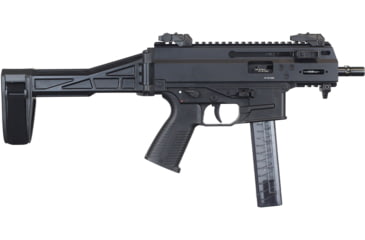 Image of SB Tactical SBT2 Side Folding Brace, Black, Fits BT APC, HK UMP, SBT2-01-SB