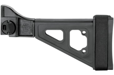 Image of SB Tactical UMP and APC Folding Pistol Brace w/ Adjustable Nylon Stabilizing Strap, Black, SBTSBT-01-SB