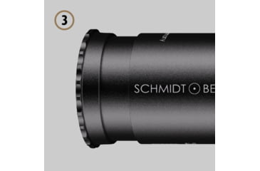 Image of Schmidt &amp; Bender 5-25x56 PM II Rifle Scope, 34 mm Tube, First Focal Plane, P5FL Reticle, 1cm ccw DT / ST, Black, 689-911-622-90-68