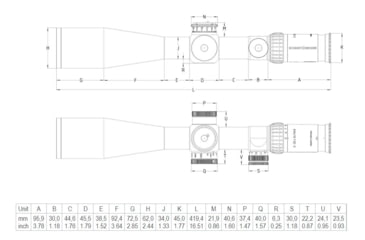 Image of Schmidt &amp; Bender 5-25x56 PM II Rifle Scope, 34 mm Tube, First Focal Plane, P5FL Reticle, 1cm ccw DT / ST, Black, 689-911-622-90-68