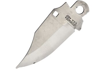 Image of Schrade Folding Knife Blade, Unsharpened, 2.5in Clip Point Blade, Schrade Stamp S488
