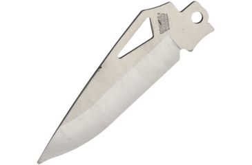 Image of Schrade Folding Knife Blade, Unsharpened, 3in Standard Edge with Thumb Slot S484