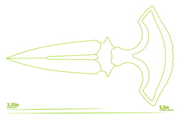 Image of Schrade MOE Fixed Blade, 3in, AUS-10 Blade, Titunium Nitride Push Dagger Blade, Blade Rubberized Handle, 1182518