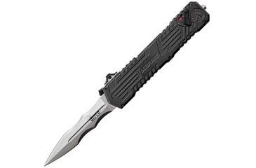 Image of Schrade Viper OTF Assist Folding Knife,3.5in,Aluminum Handle,Double Edge Plain SCHOTF3C, EDEMO1